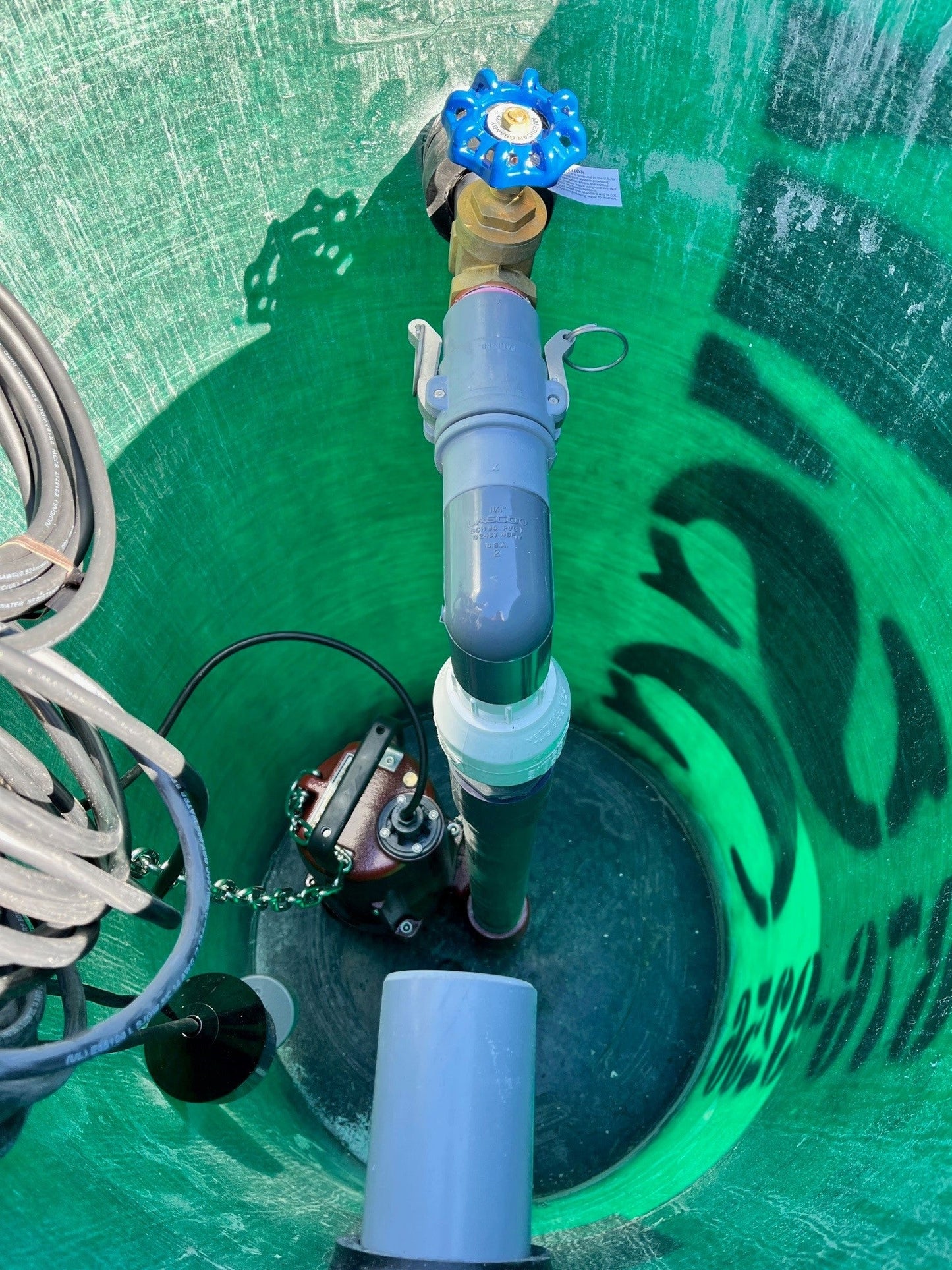 2' x 5' 2hp LSG202A Simplex Grinder Pump Sewage Lift Station