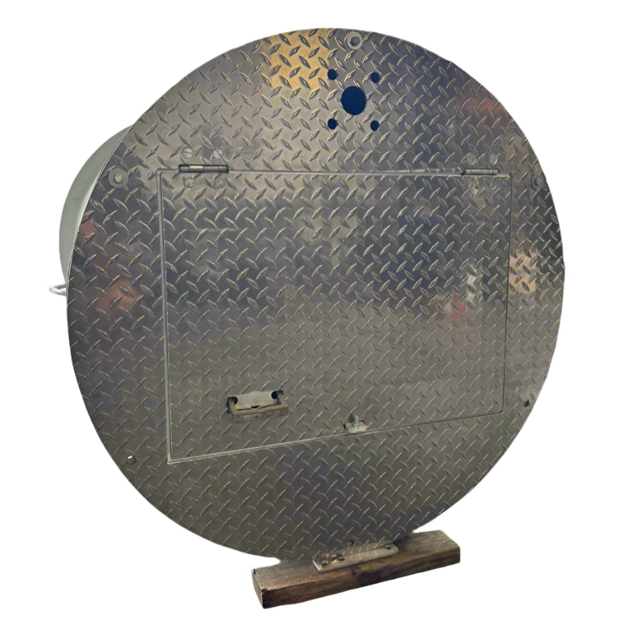 40" Round Cover w/ 19x27 Hatch For 36" Basin Round Hatch