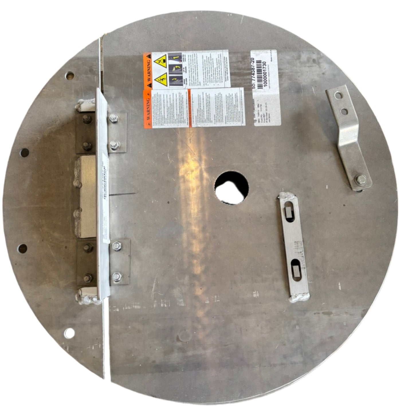 28" Round Cover Hinged for 24" Basin
