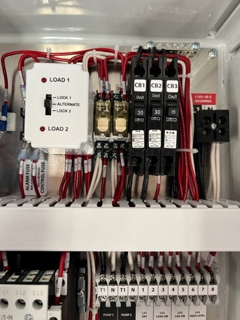 1HP 115V 1Phase Duplex Pump Station Control Panel OEC300ETM