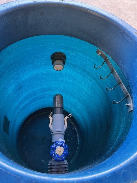 2' x 7' 2hp LSG202A Simplex Grinder Pump Sewage Lift Station
