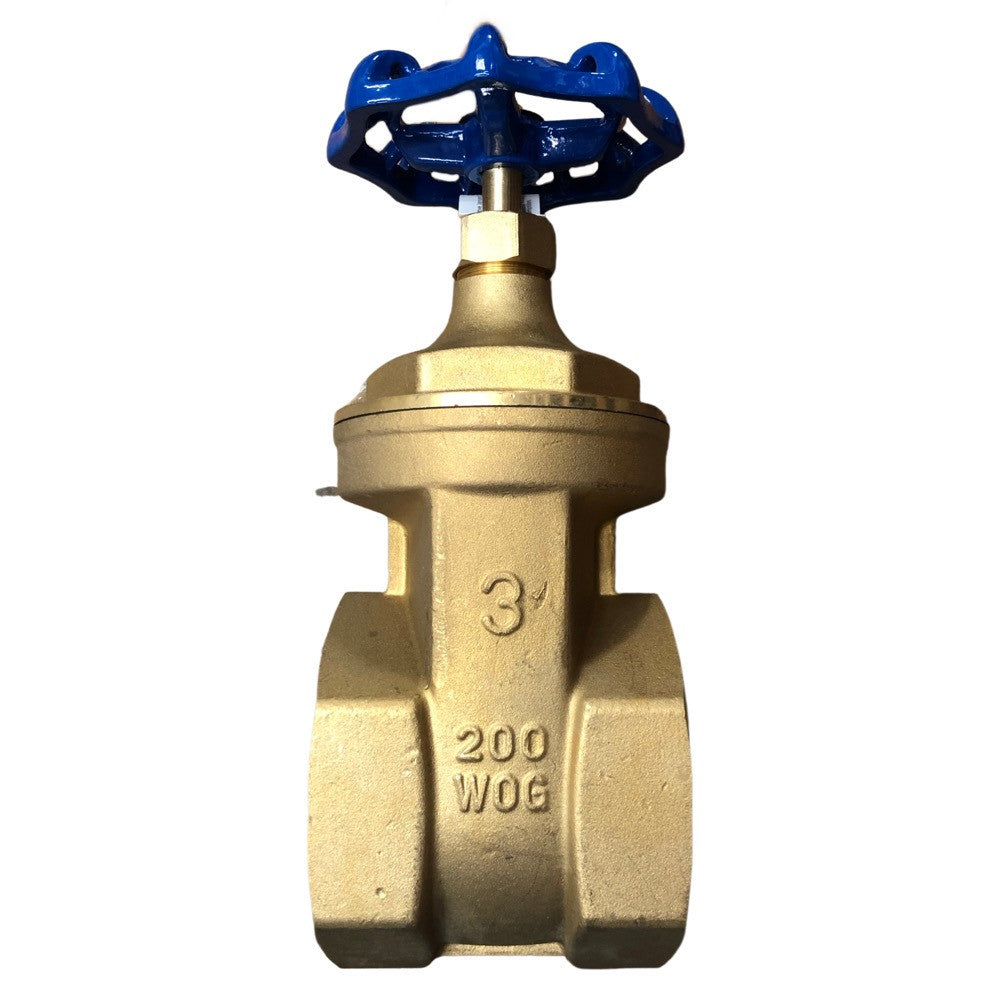 3" Brass Gate Valve