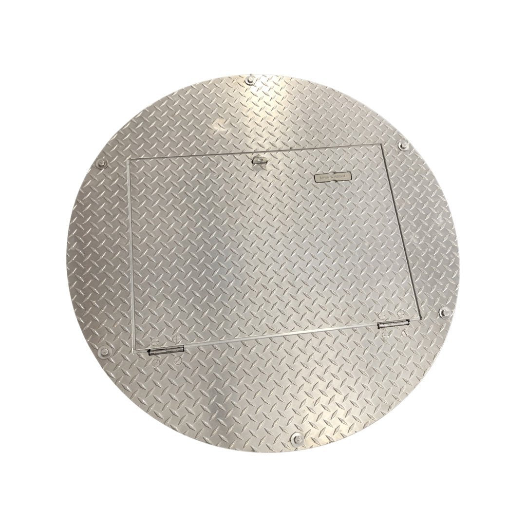 Round aluminum hatch