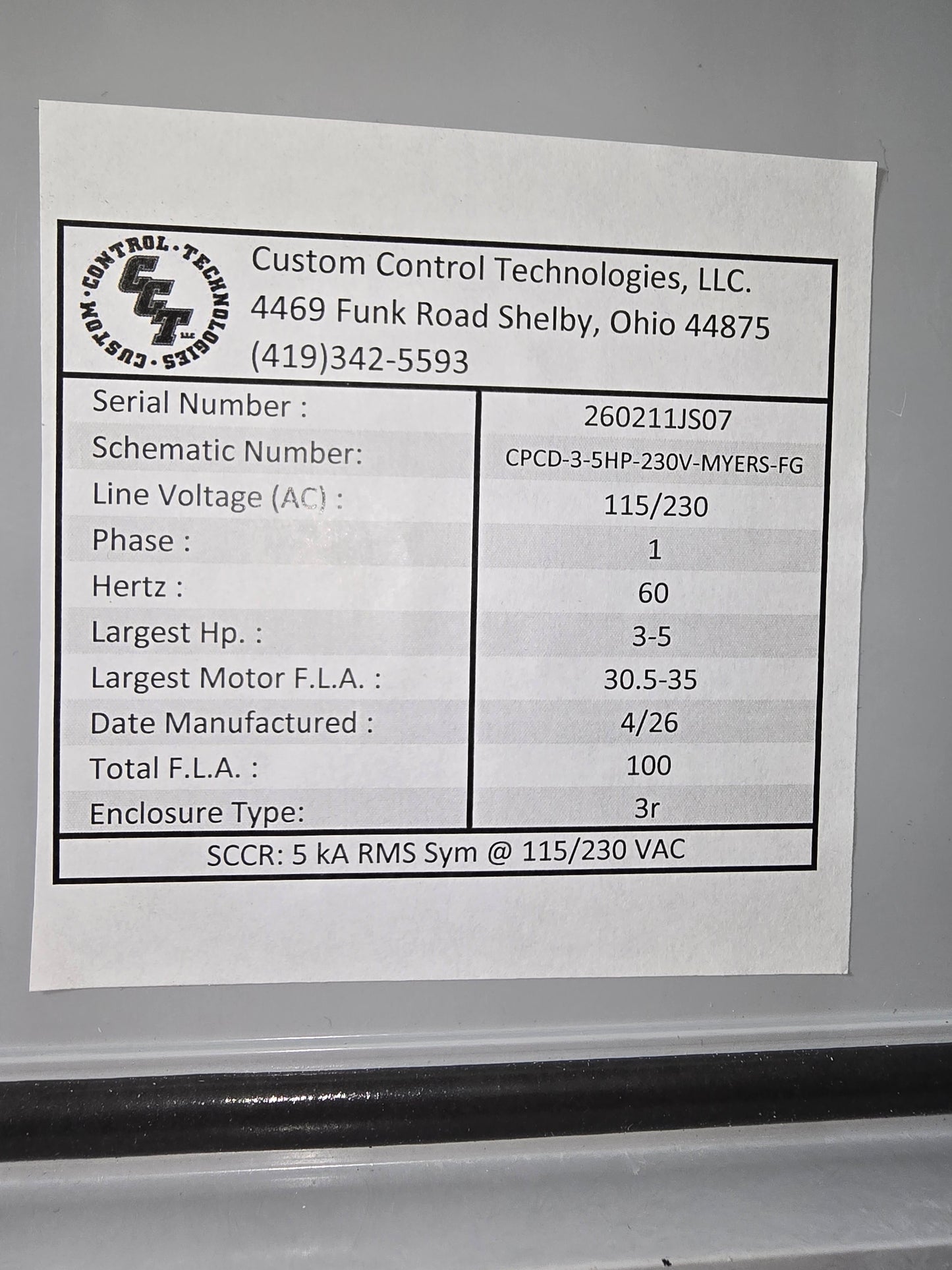 Duplex 5HP 230v 1ph DEP Lift Station Control Panel 30-40FLA