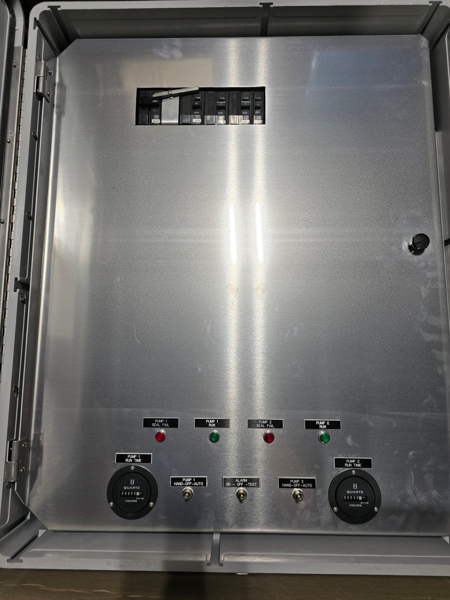 Duplex 5HP 230v 1ph DEP Lift Station Control Panel 30-40FLA