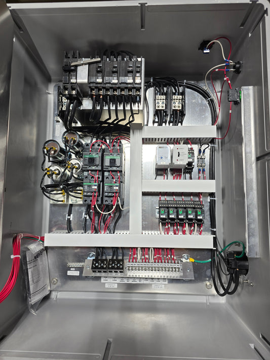 Duplex 5HP 230v 1ph DEP Lift Station Control Panel 30-40FLA