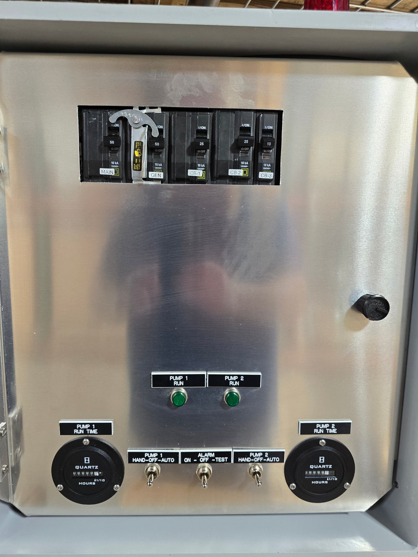 Duplex 3HP 208v/230v 1ph DEP Lift Station Control Panel