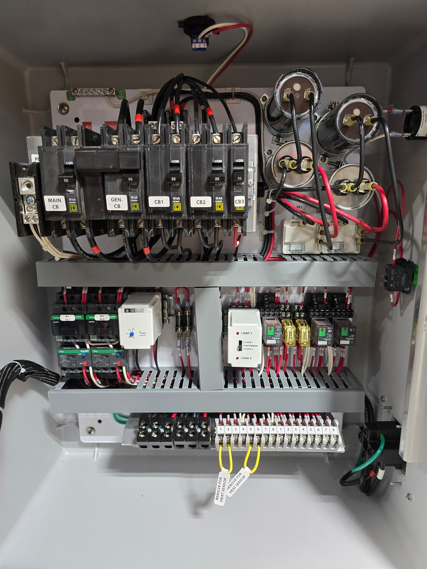 Duplex 2HP 208v/230v 1ph DEP Lift Station Control Panel 12-18FLA