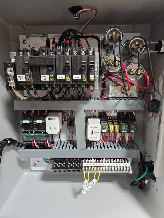 Duplex 2HP 208v/230v 1ph DEP Lift Station Control Panel 12-18FLA
