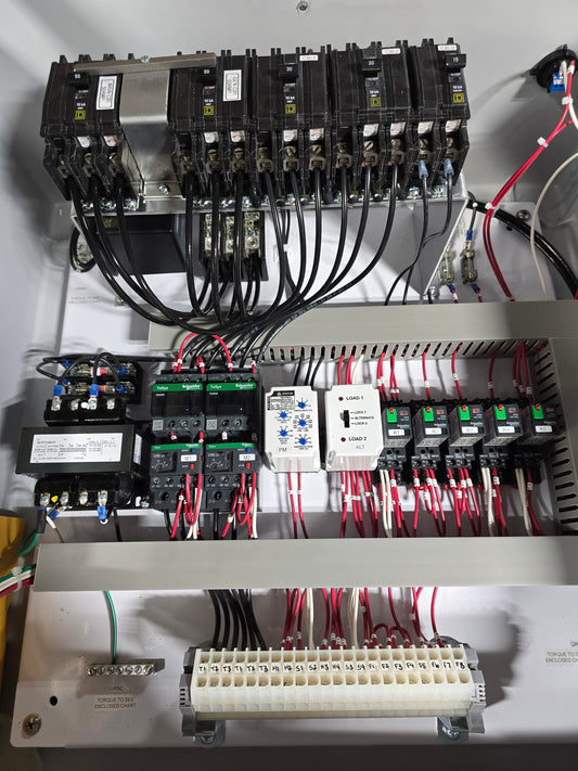 Duplex 10HP 208v/230v 3ph DEP Lift Station Control Panel 23-32FLA