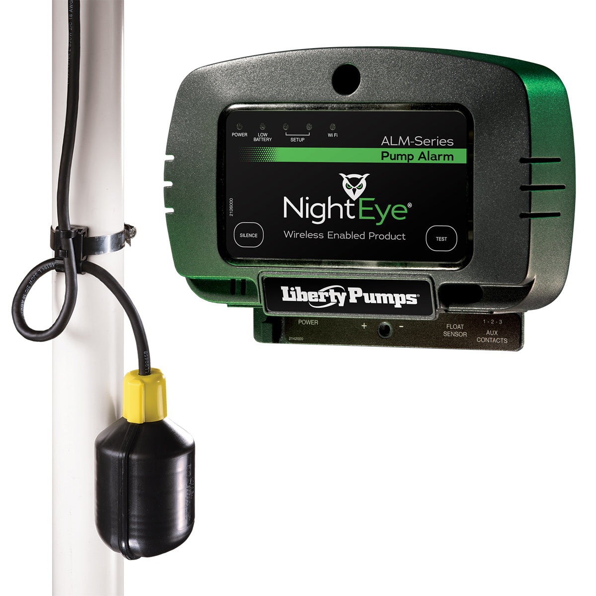 Liberty NightEye Wireless Enabled Pump Alarm w/ 20' float - ALM-2-EYE