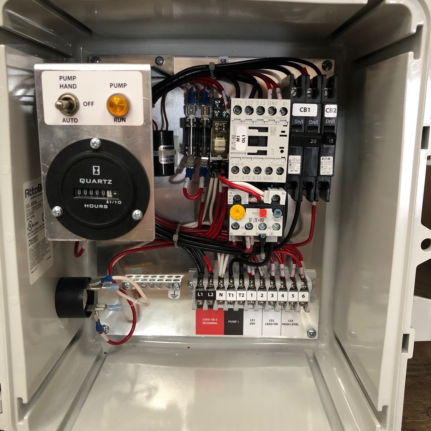 simplex lift station panel